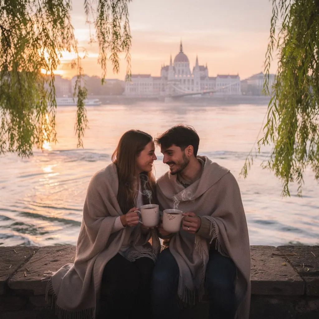 Egy csésze lóhere virág tea, mellette friss méz és virágok, meghitt légkörben.